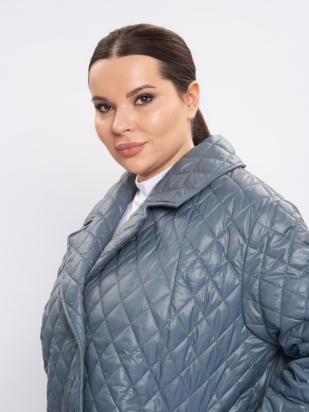 Пальто стеганое ZPL13533ROL23 больших размеров для женщин плюс сайз