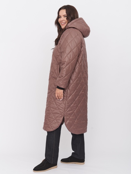 Пальто стеганое ZPL35233ROB19 больших размеров для женщин плюс сайз