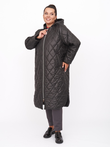 Пальто стеганое ZPL35233ROB01 больших размеров для женщин плюс сайз