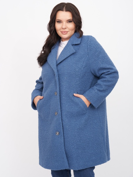 Пальто ZPL13023DBL11 больших размеров для женщин плюс сайз